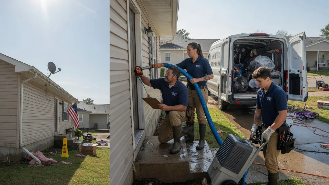 Ceiling Water Damage Restoration in Owanka, SD near me